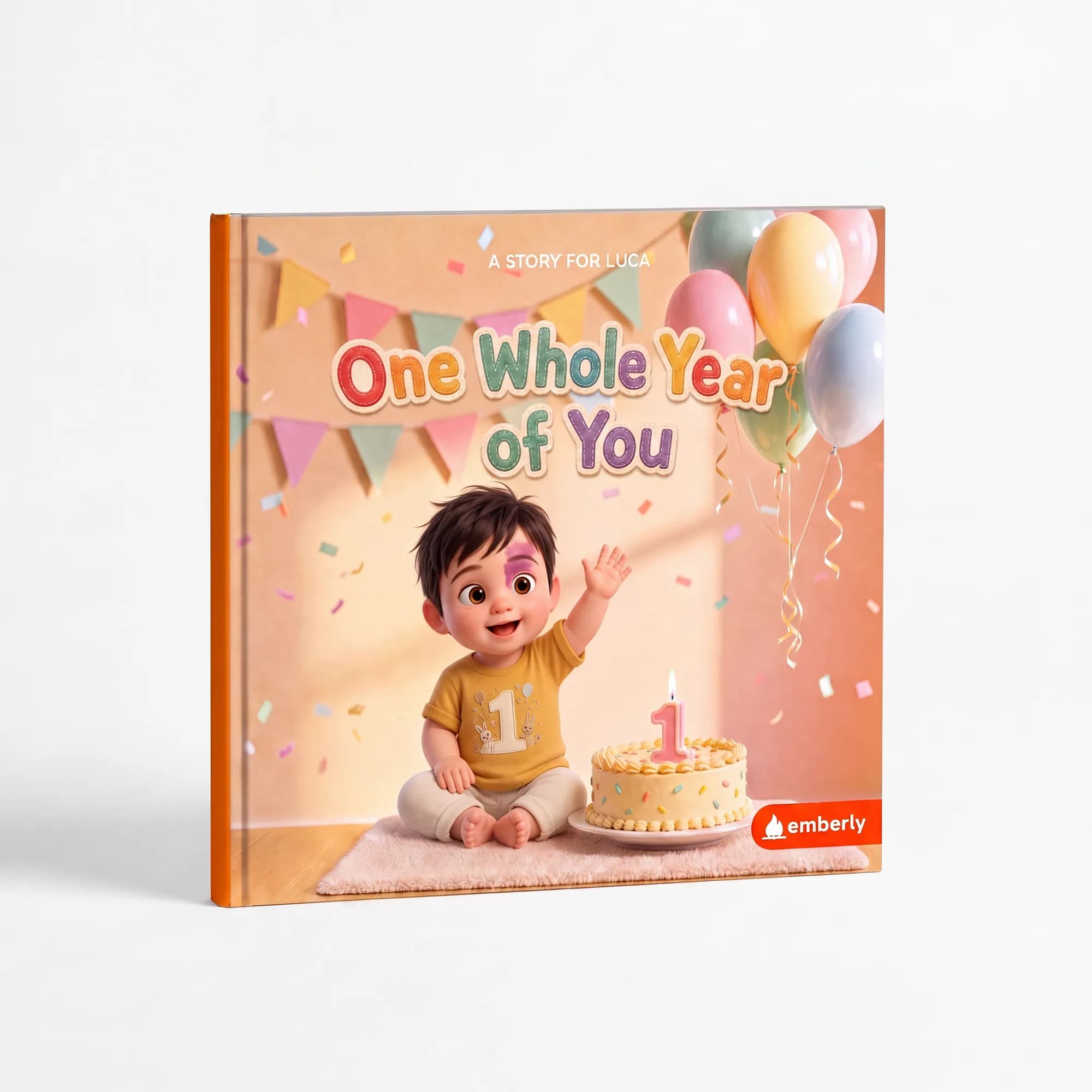 One Whole Year of You - Hardcover on white