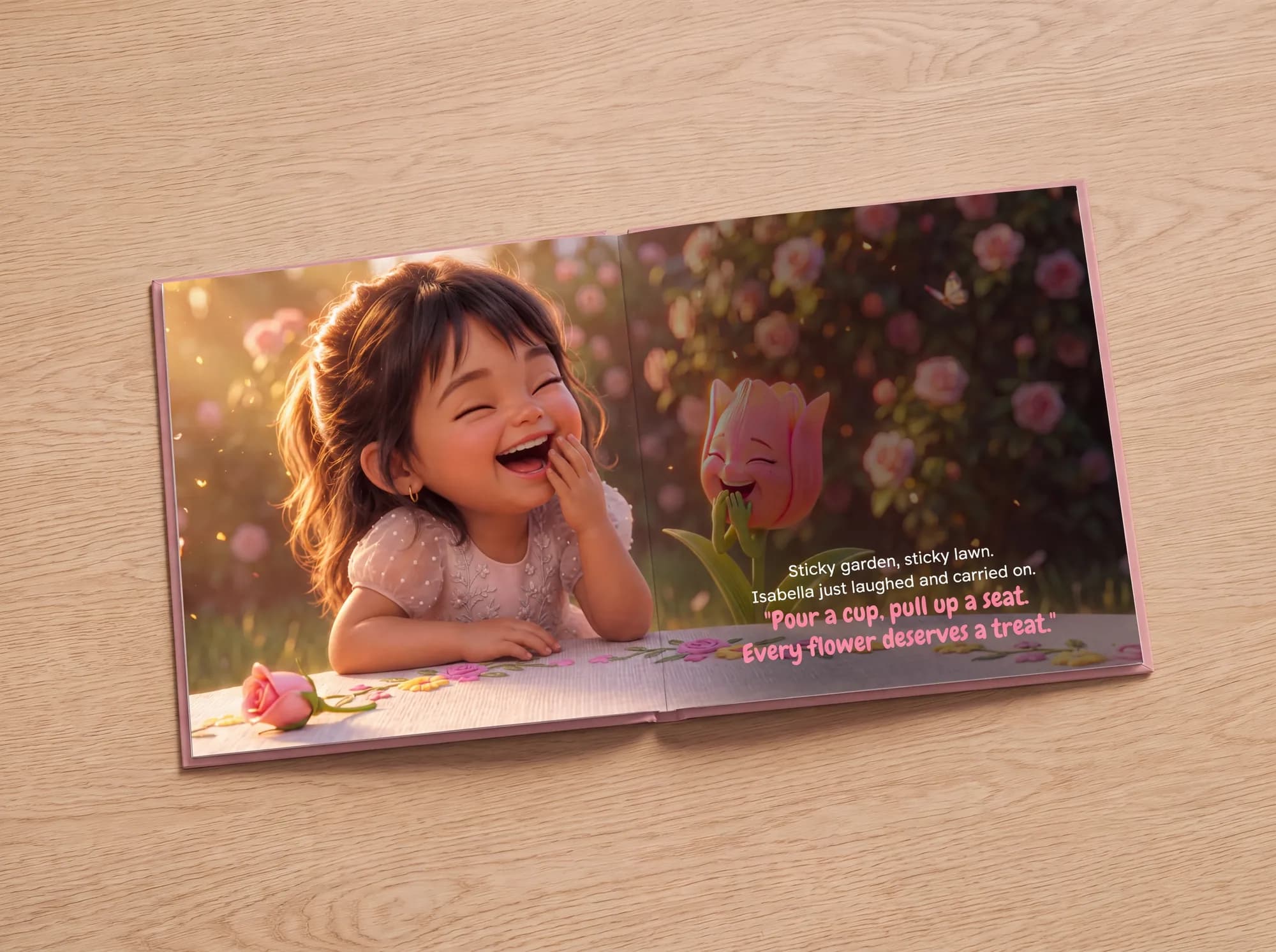 The Princess and the Tea Party - Interior spread